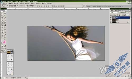 Photoshop背景橡皮擦迅速实现梦幻叠加特效