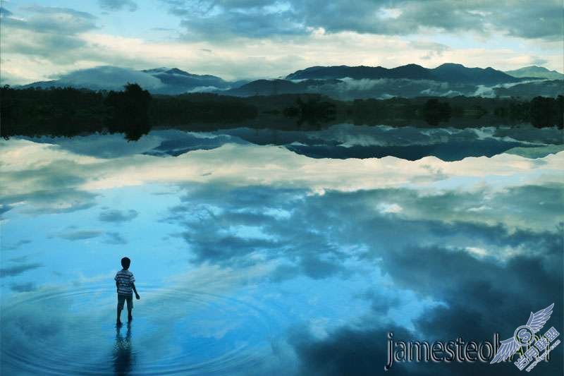 PhotoShop合成宁静的梦幻风景效果