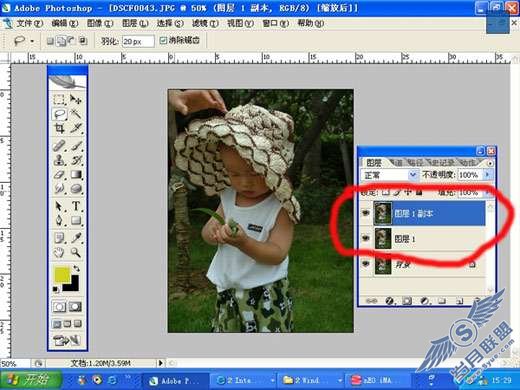 Photoshop照片处理:修复宝宝偏暗照片