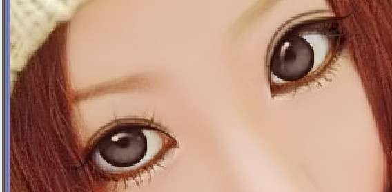 Photoshop手绘:制作MM可爱的卡通效果