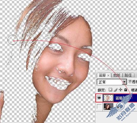Photoshop美容:用选区美化人物脸部皮肤
