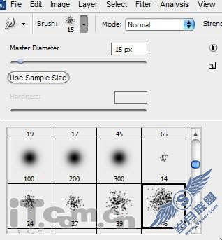 Photoshop制作另类激光电流