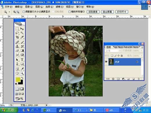 Photoshop照片处理:修复宝宝偏暗照片