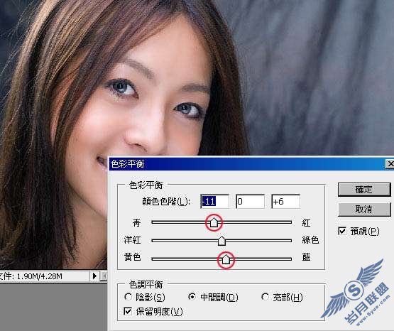 Photoshop美容:用选区美化人物脸部皮肤