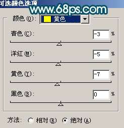 Photoshop调色:制作青黄色调女孩照片