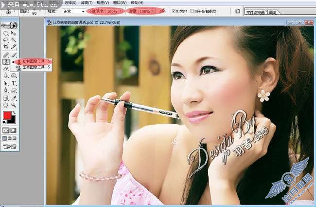 Photoshop滤镜:柯达磨皮润色