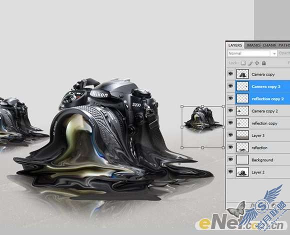 Photoshop滤镜液化的<a href=http://www.syue.com/Digital/ target=_blank class=infotextkey>数码</a>相机效果