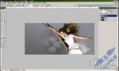 Photoshop背景橡皮擦迅速实现梦幻叠加特效