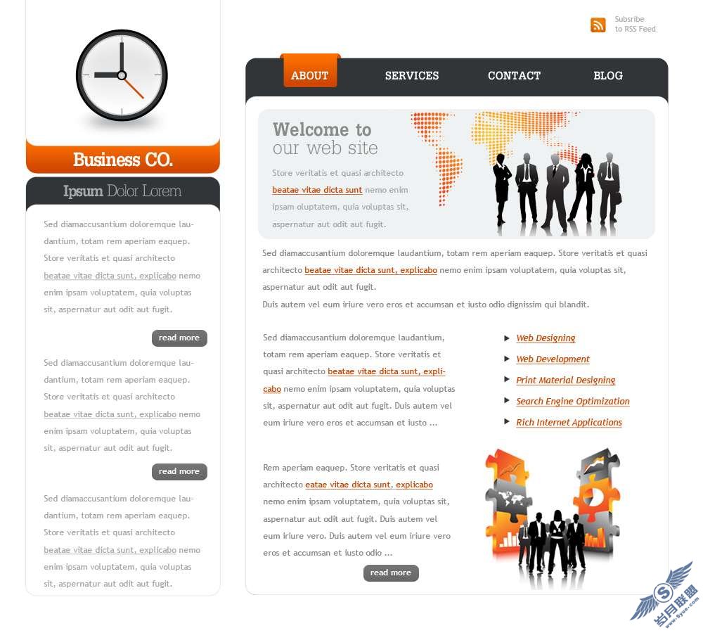 Photoshop�̳̣�����web2.0��վ��ҳģ��