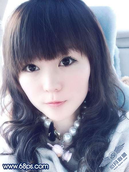 Photoshop制作蓝灰色清爽人物照片
