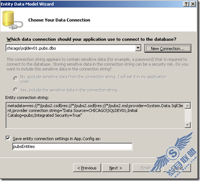 SQL Server 2008 Entity Data Model 和 Linq to Entities