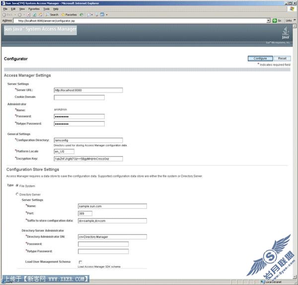 ��װ�����úͲ��� Sun Java System Access Manager �ļ�㷽��