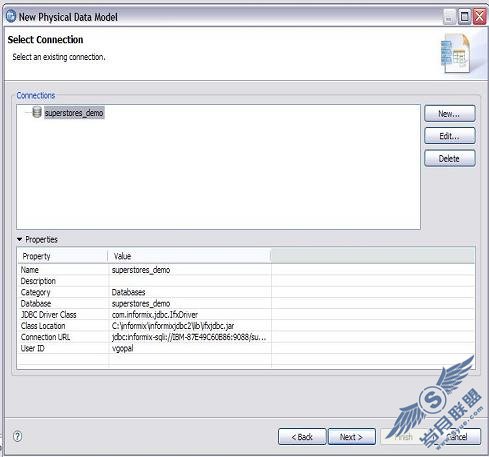使用 Rational Data Architect 和 Informix Dynamic Server 进行数据建模