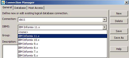 使用基于 Informix Dynamic Server 的 Server Studio JE