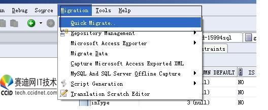 ��ν�MySQL���ݿ�Ǩ�Ƶ�Oracle���ݿ�