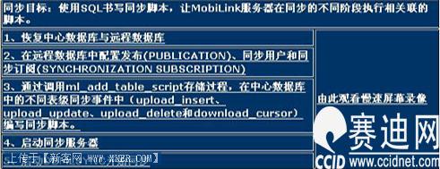 MobiLink开发资源集之MobiLink脚本综述