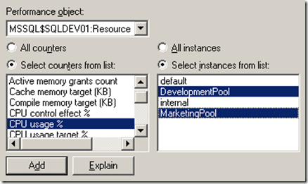 详解SQL Server 2008新特性Resource Governor