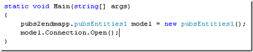 SQL Server 2008 Entity Data Model 和 Linq to Entities