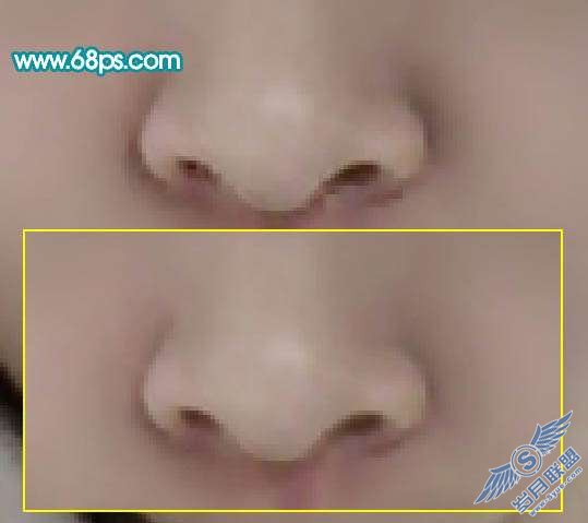 Photoshop把模糊<a href=http://www.syue.com/Digital/Mobile/ target=_blank class=infotextkey>手机</a>照片制成清晰的手绘效果