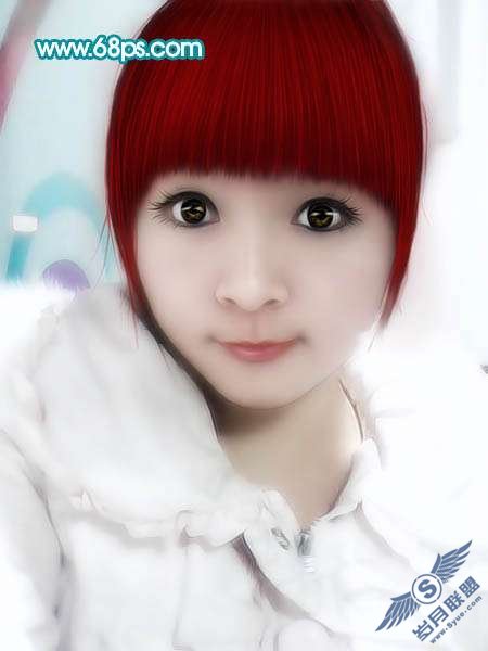 Photoshop把模糊<a href=http://www.syue.com/Digital/Mobile/ target=_blank class=infotextkey>手机</a>照片制成清晰的手绘效果
