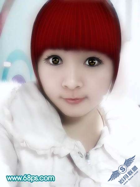 Photoshop把模糊<a href=http://www.syue.com/Digital/Mobile/ target=_blank class=infotextkey>手机</a>照片制成清晰的手绘效果
