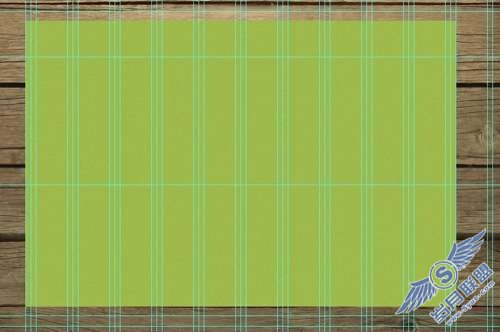 Photoshop制作网站首页木质纹理模板