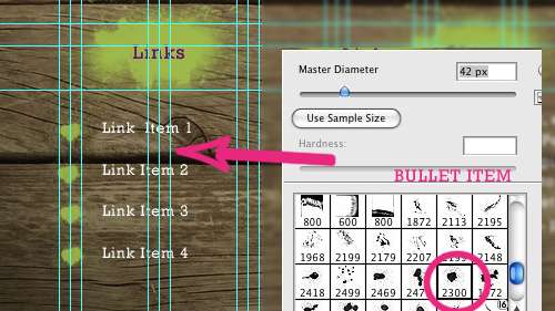 Photoshop制作网站首页木质纹理模板
