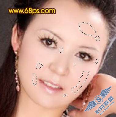 Photoshop制作中年妇女古典手绘效果