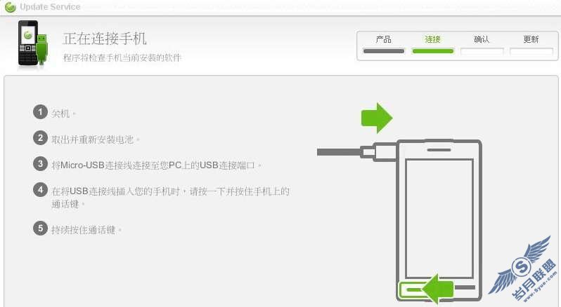 关于升级需要注意的一点(索爱官方说明有错误)