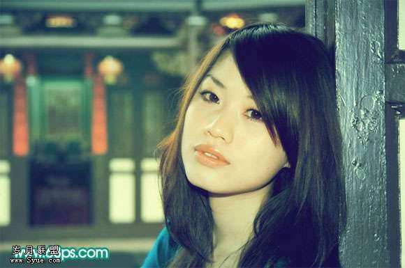 Photoshop照片处理:调出古典色调美女照_新客网