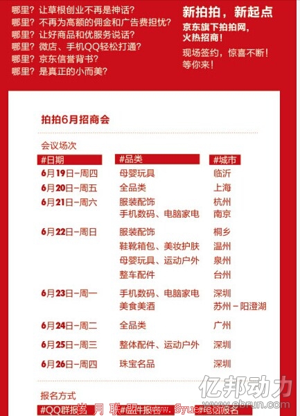 新拍拍6月开启招商会