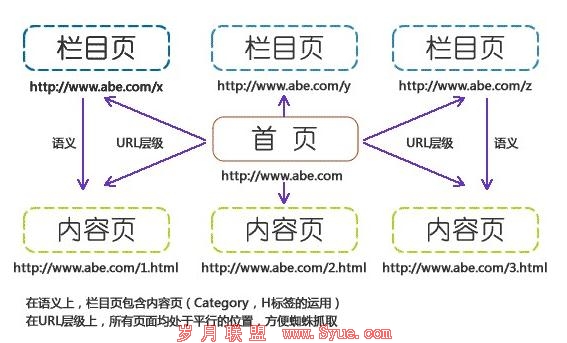 网站内容结构