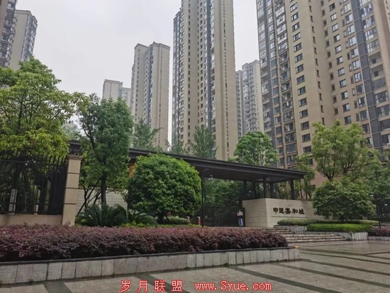 (中建嘉和城小区门口)